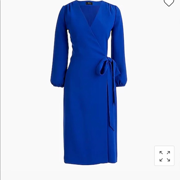 J. Crew Wrap Dress 365 Crepe - Picture 3 of 10